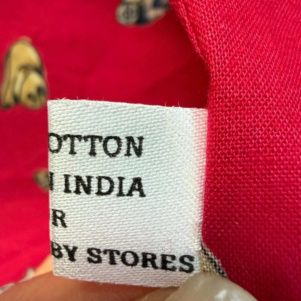 Hobby Lobby Red Western Bandana Texas Flag Cowboy Boot Saddle Cotton Scarf